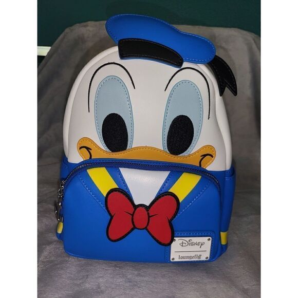 Loungefly Donald Duck Cosplay Faux Leather Mini Backpack Bundle main image 6